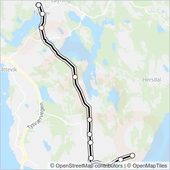 SK4650 Bus Line Map