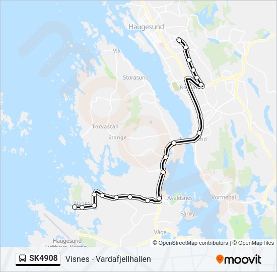 SK4908 Bus Line Map