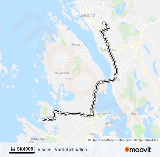 SK4908 bus Line Map