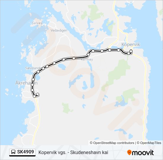 SK4909 Bus Line Map
