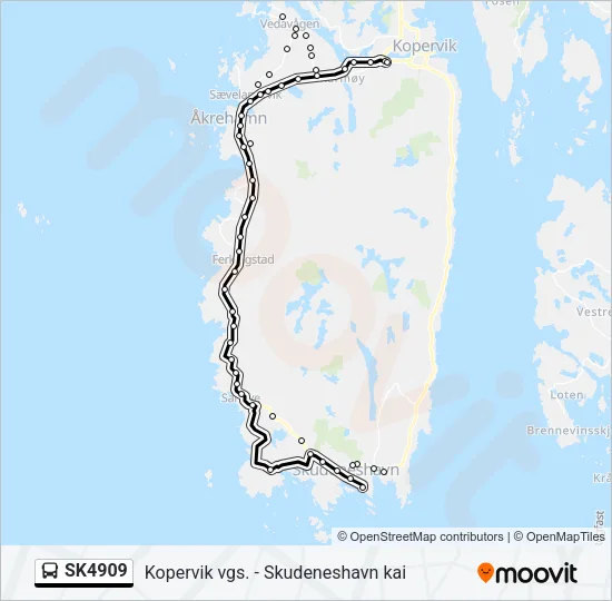 SK4909 Bus Line Map