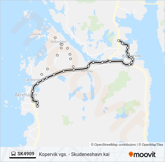 SK4909 Bus Line Map