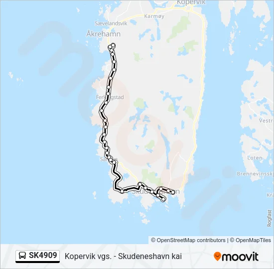 SK4909 Bus Line Map