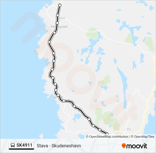 SK4911 Bus Line Map