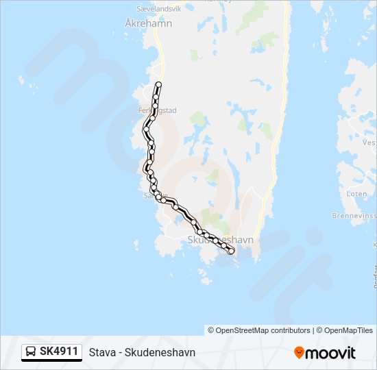 SK4911 Bus Line Map