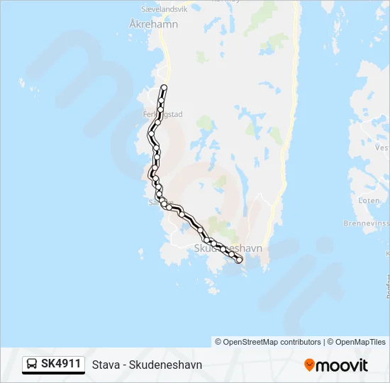 SK4911 Bus Line Map
