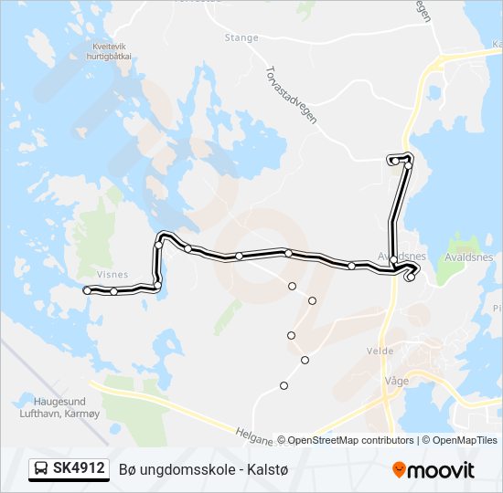 SK4912 Bus Line Map