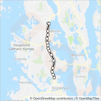 SK4916 Bus Line Map