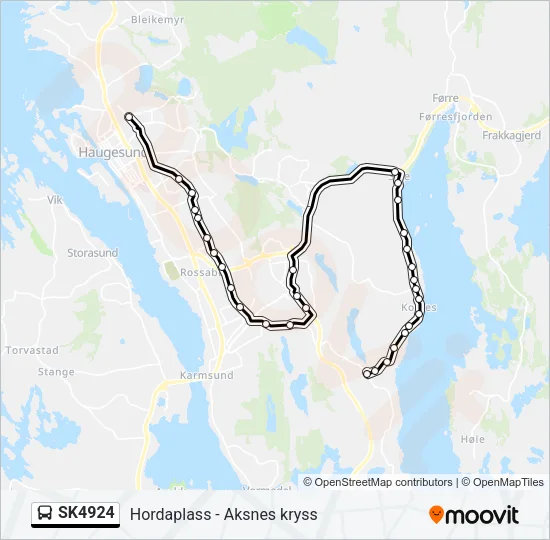 SK4924 Bus Line Map