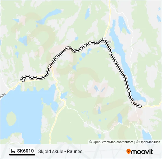 SK6010 Bus Line Map