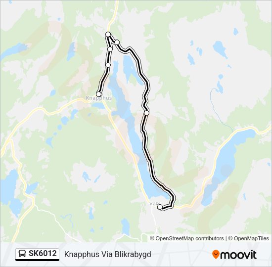 SK6012 Bus Line Map