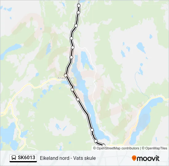 SK6013 Bus Line Map