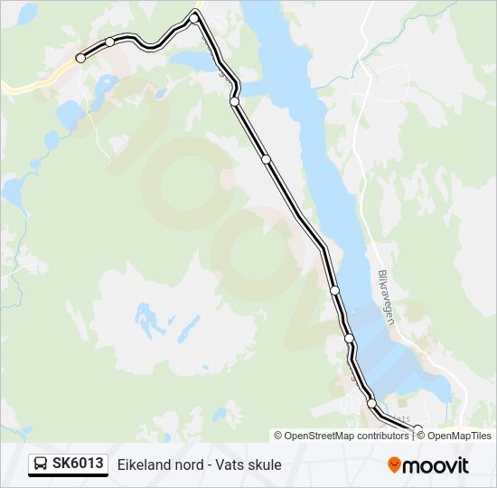 SK6013 Bus Line Map