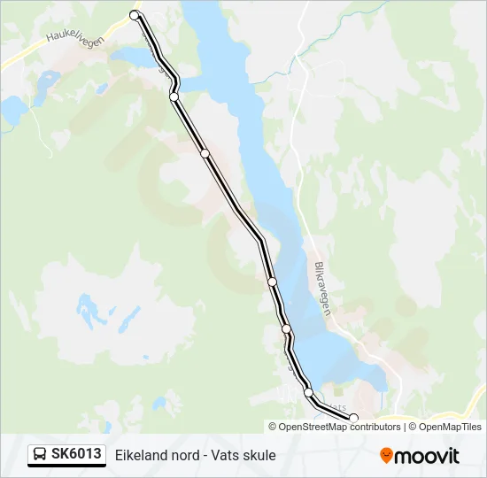 SK6013 Bus Line Map