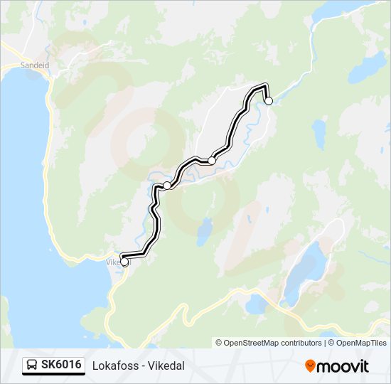 SK6016 Bus Line Map