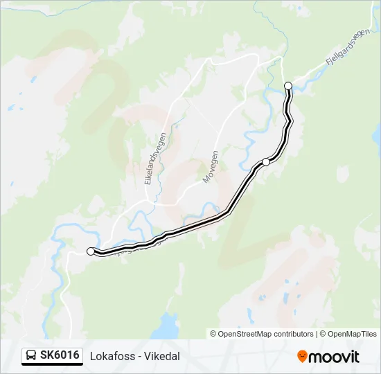 SK6016 Bus Line Map