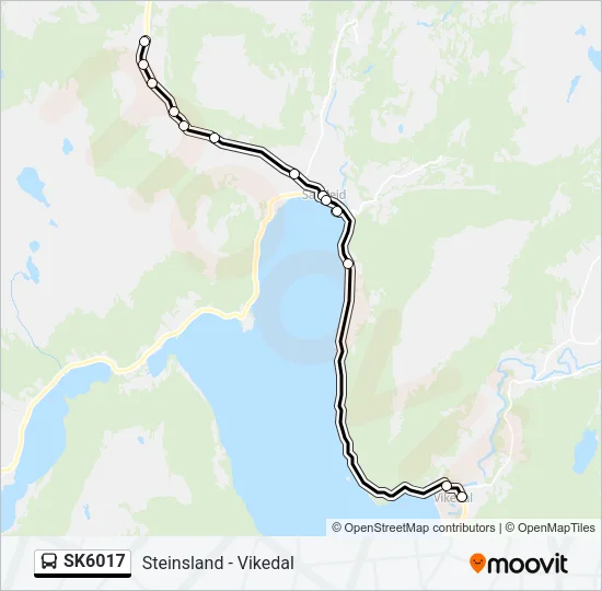SK6017 Bus Line Map