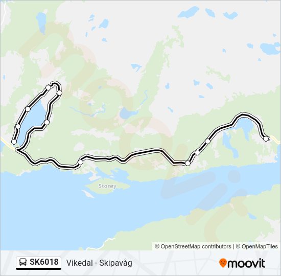 SK6018 Bus Line Map