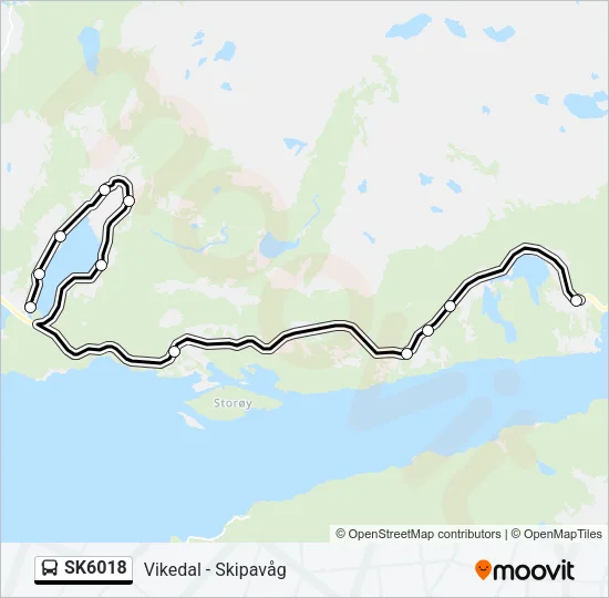 SK6018 Bus Line Map