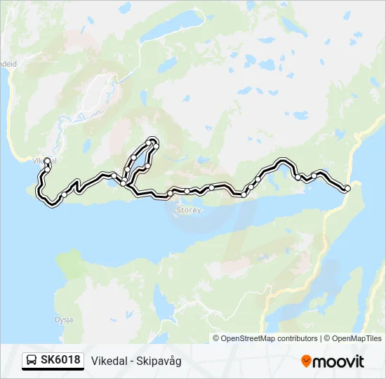 SK6018 Bus Line Map