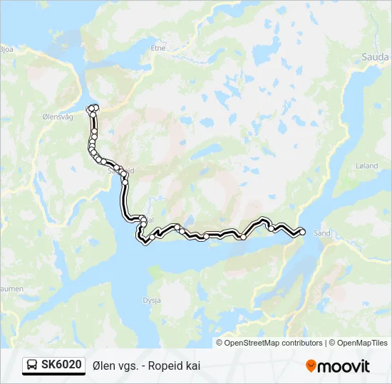 SK6020 Bus Line Map