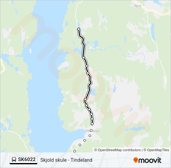 SK6022 Bus Line Map