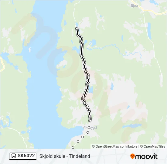 SK6022 Bus Line Map