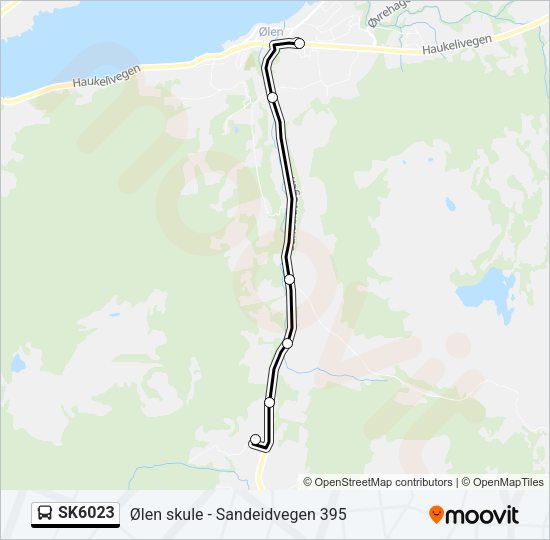 SK6023 Bus Line Map