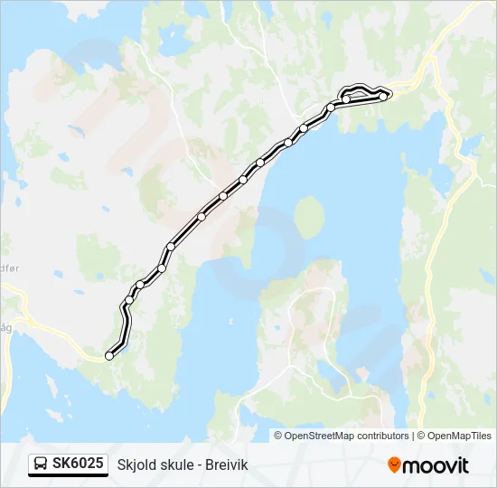SK6025 Bus Line Map