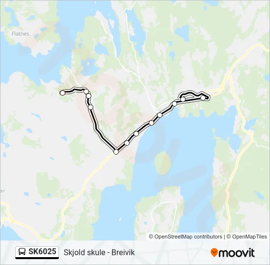 SK6025 Bus Line Map