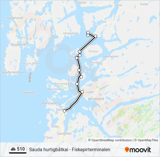 510 Ferry Line Map