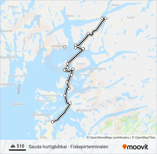 510 Ferry Line Map