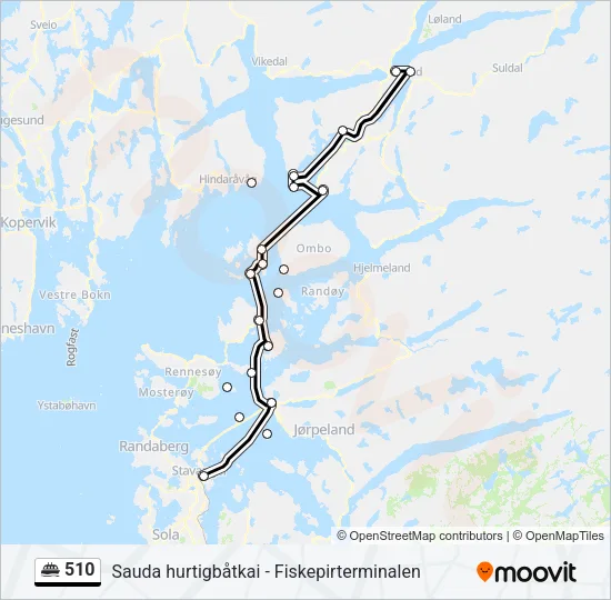 510 Ferry Line Map