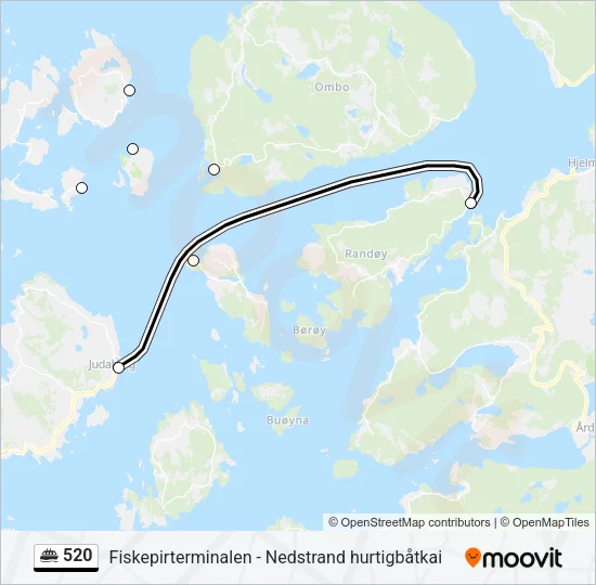 520 Ferry Line Map