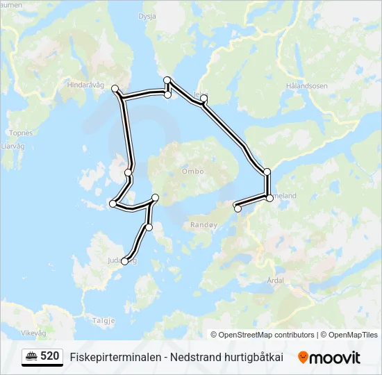 520 Ferry Line Map