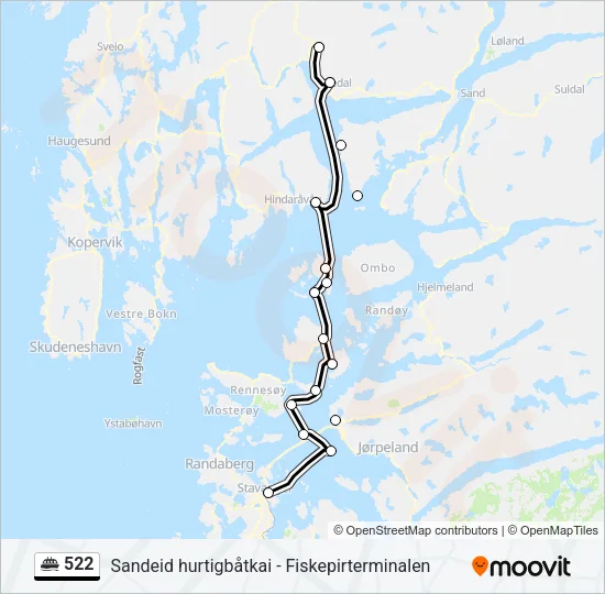 522 Ferry Line Map
