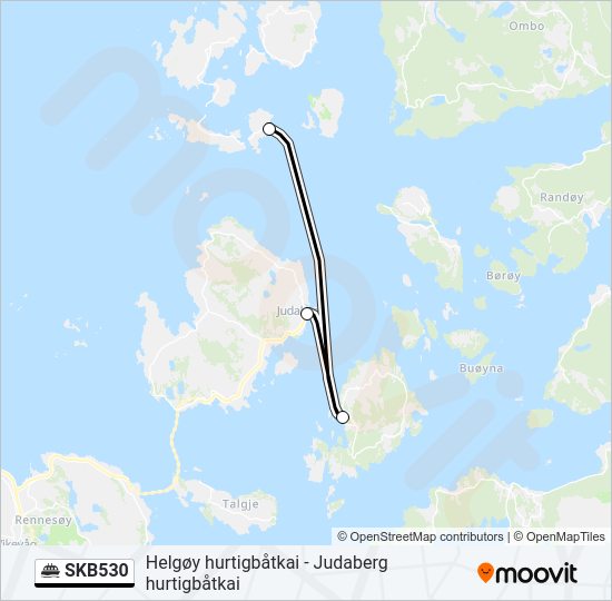 SKB530 Ferry Line Map