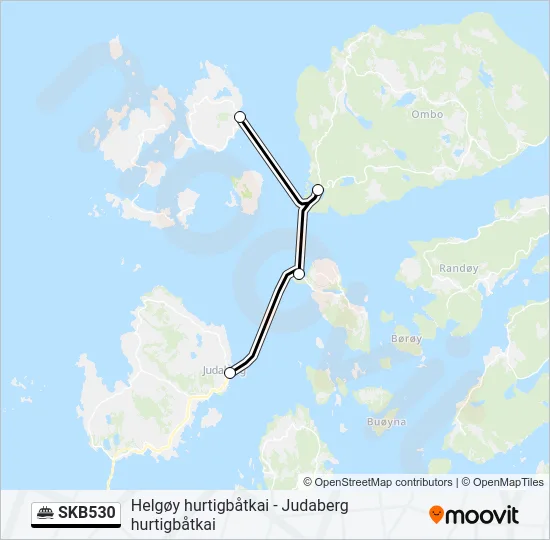 SKB530 Ferry Line Map