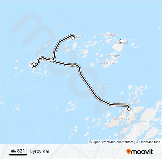 821 Ferry Line Map