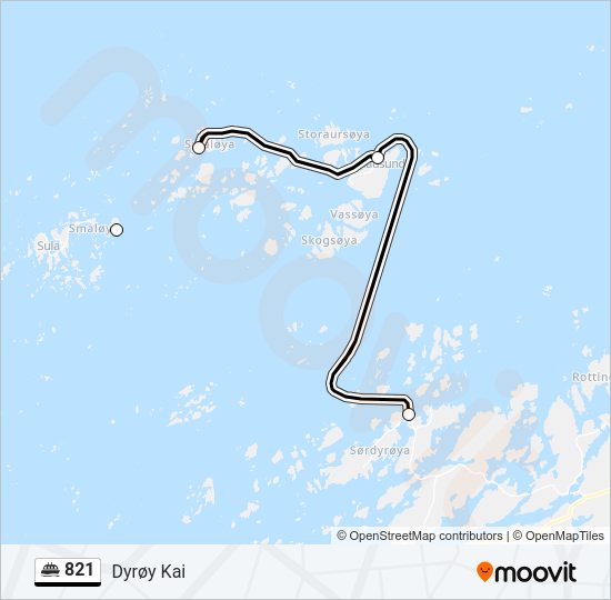 821 Ferry Line Map