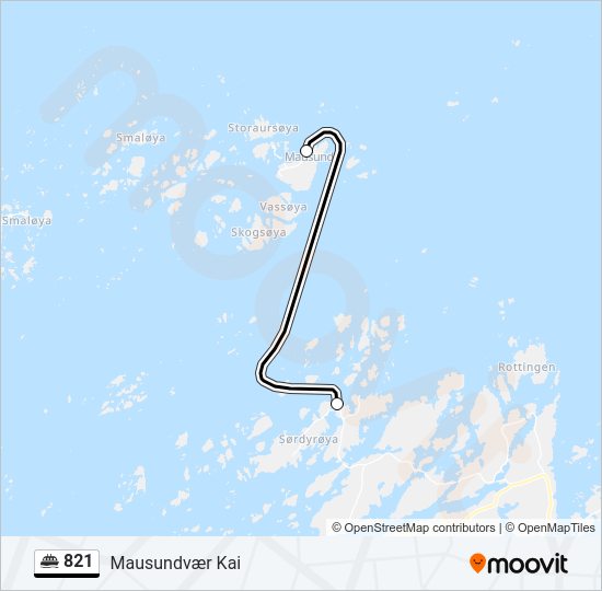 821 Ferry Line Map