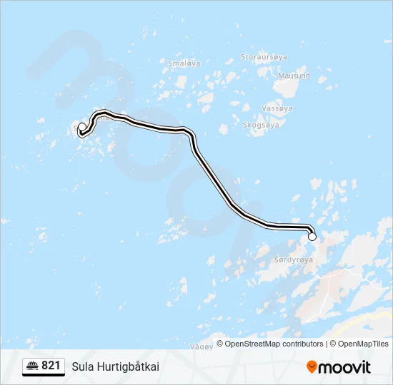 821 Ferry Line Map