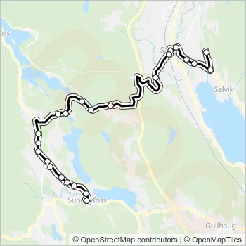 41 Bus Line Map