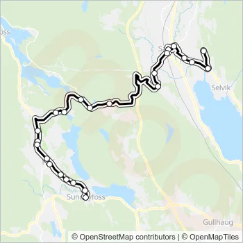 41 Bus Line Map
