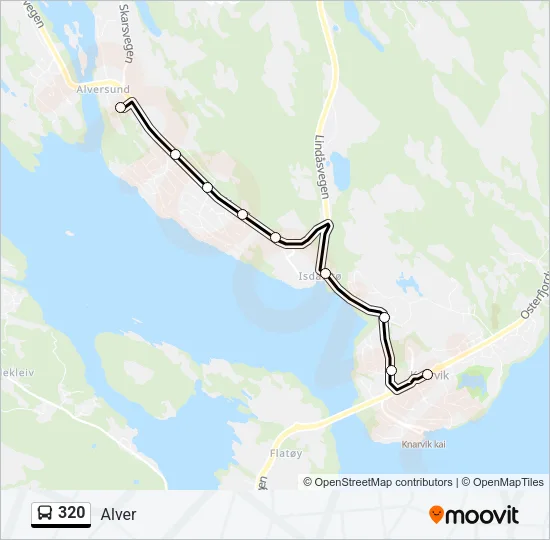 320 Bus Line Map