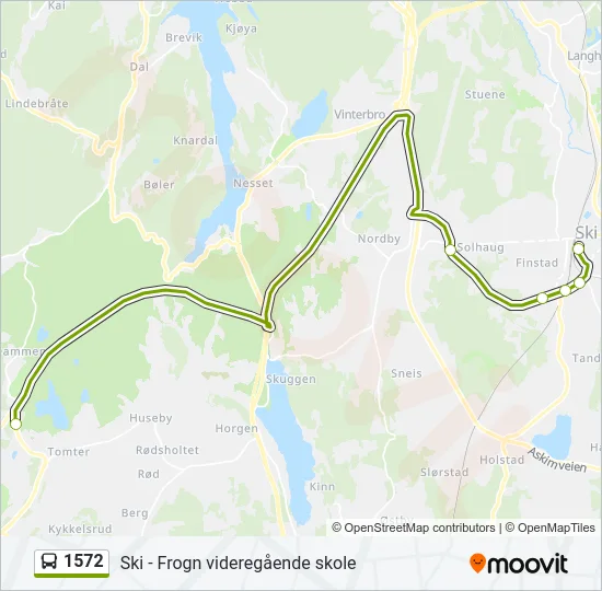 1572 Bus Line Map