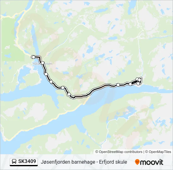 SK3409 Bus Line Map