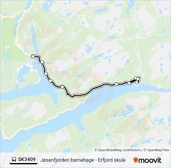 SK3409 Bus Line Map