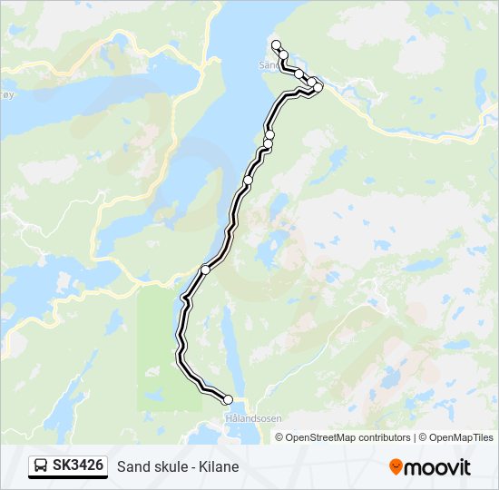 SK3426 bus Line Map