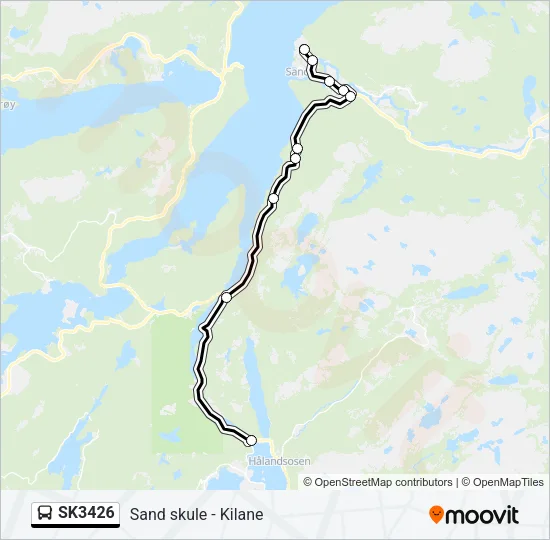 SK3426 Bus Line Map